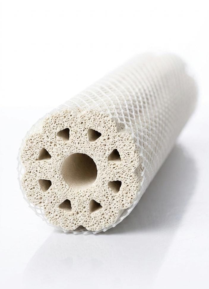 Jumbo Lotus Root Far-Infrared Bio Block (Mesh Wrapped)