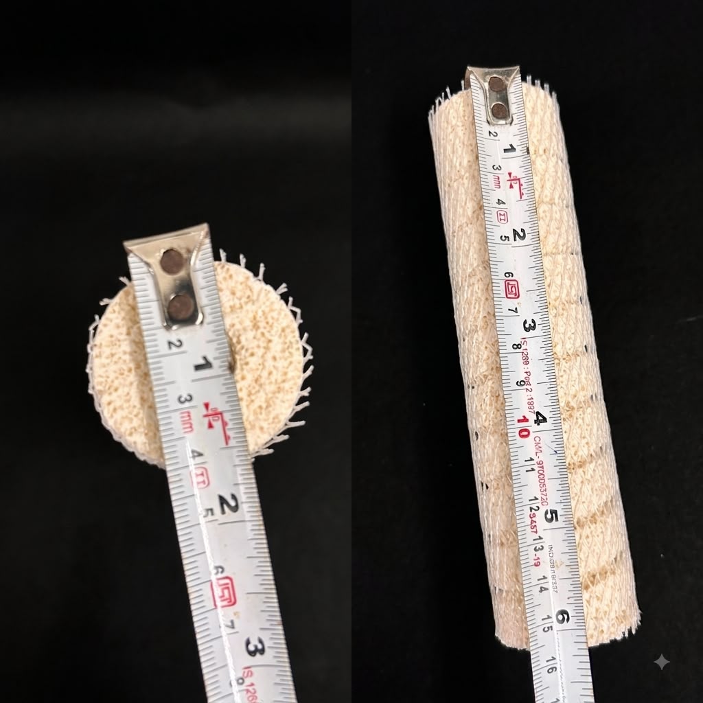 Spiral Fluted Far-Infrared Nano Bio Rod (Mesh Wrapped)